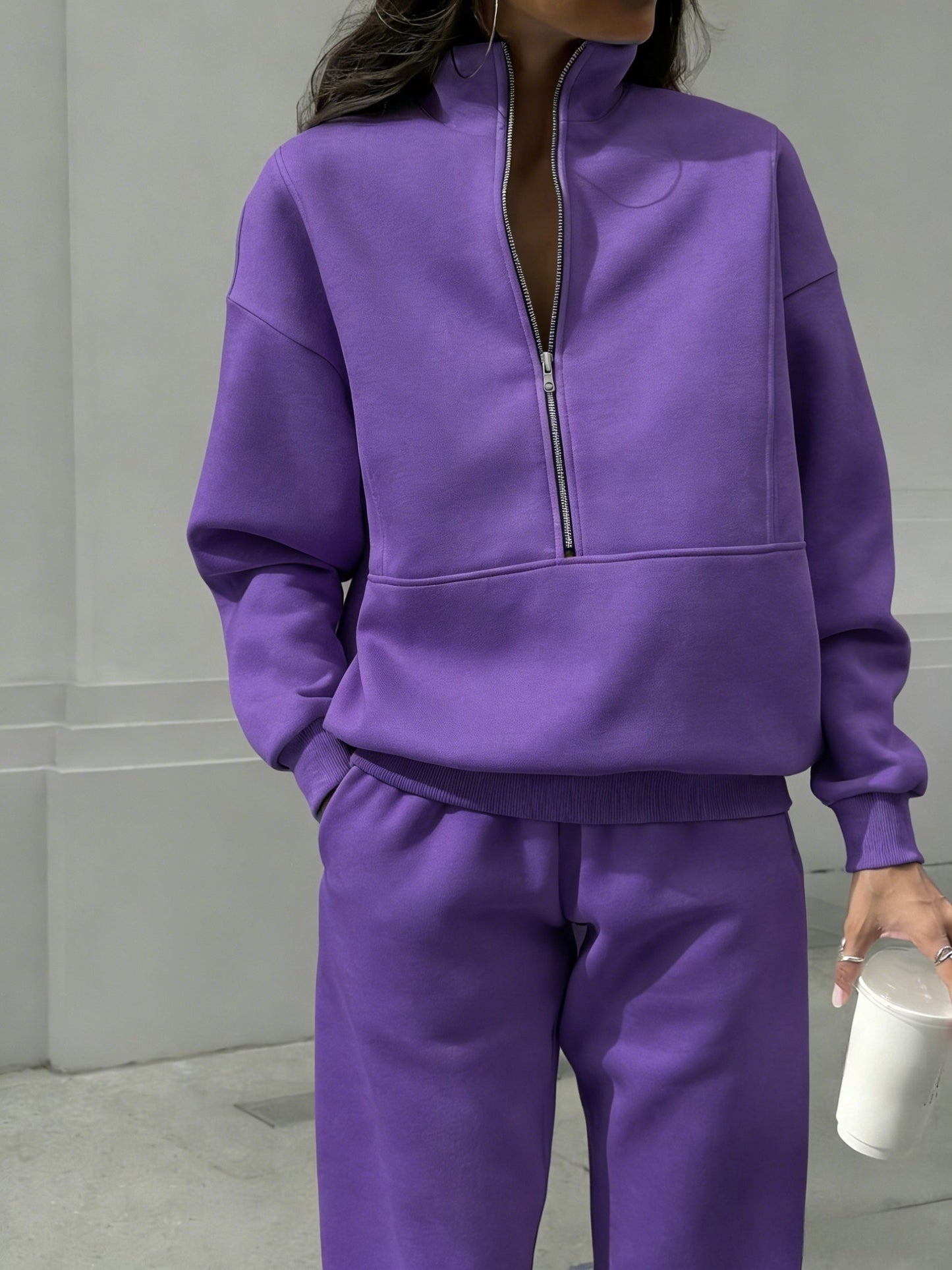 Women's Tracksuit Set - Knit Active Matching Outfit