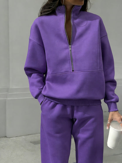 Women's Tracksuit Set - Knit Active Matching Outfit