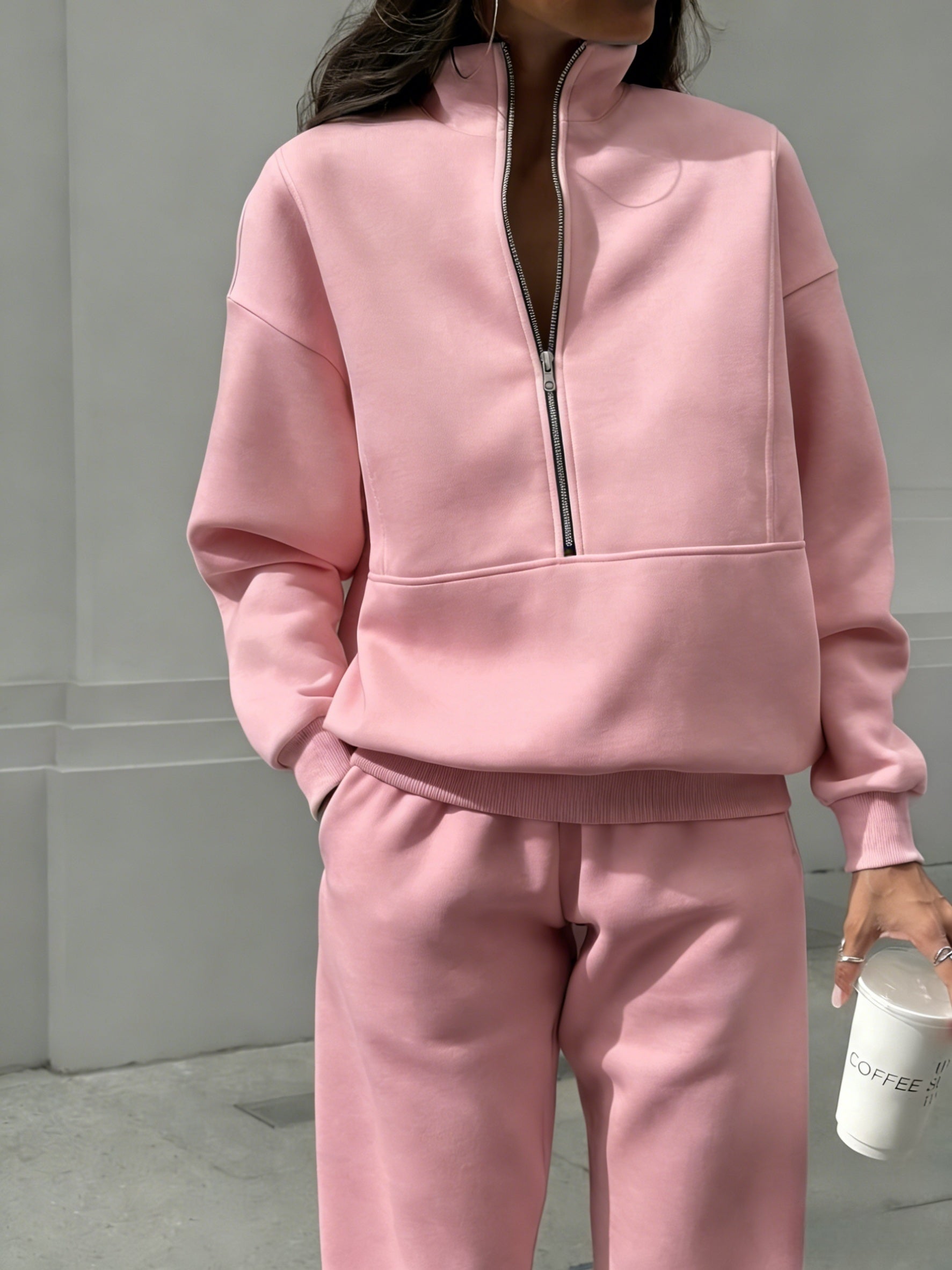 Women's Tracksuit Set - Knit Active Matching Outfit detail image