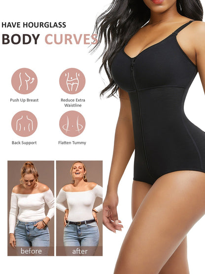 Women's Tummy Control Shapewear Bodysuit - Regular Fit Style 6693