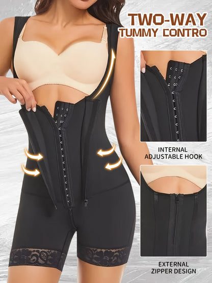 Women's Tummy Control Shapewear Bodysuit - Regular Fit Style 8757