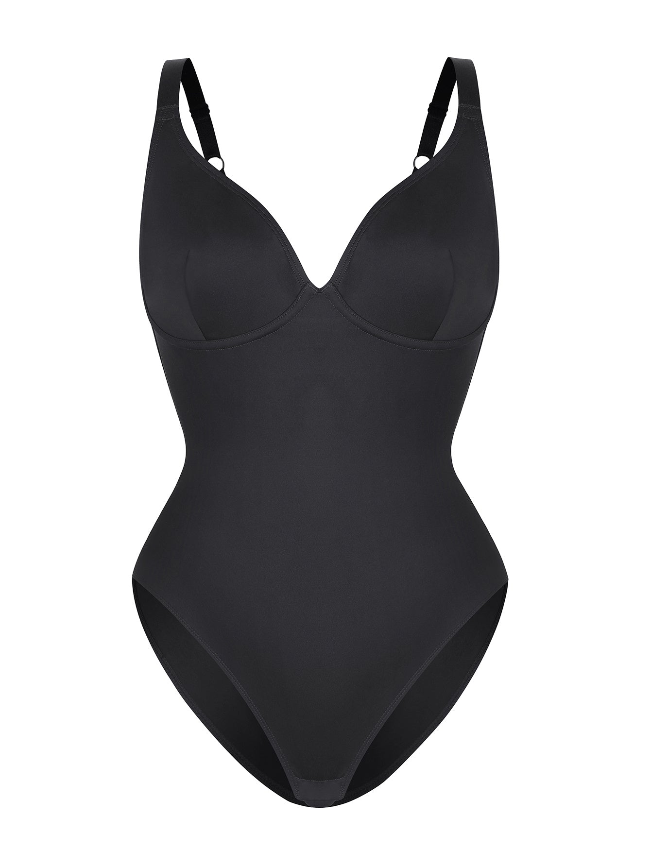 Women's Tummy Control Shapewear Bodysuit - V-Neck Style 9525