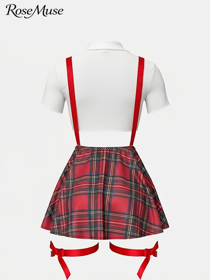 Women's Two-Piece Outfit Set - Short Sleeve 049765