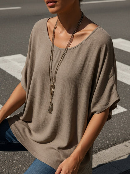 Women's Two-Piece Outfit Set - Short Sleeve 136101 detail image - detail view 12