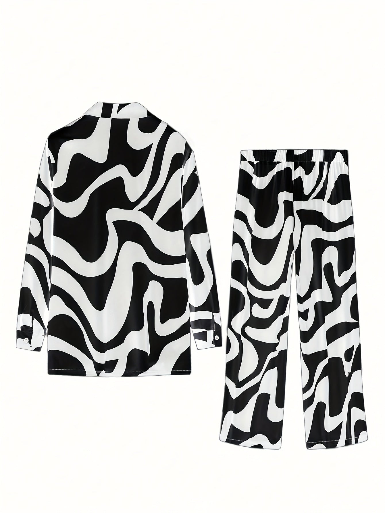 Women's Two-Piece Outfit Set - Short Sleeve 670693 detail image - detail view 4