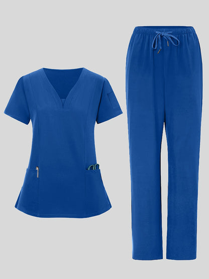 Women's Dark Green V-Neck Pants - product view 27