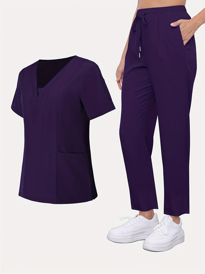 Women's Two-Piece Pants Set - Casual Matching Style 91