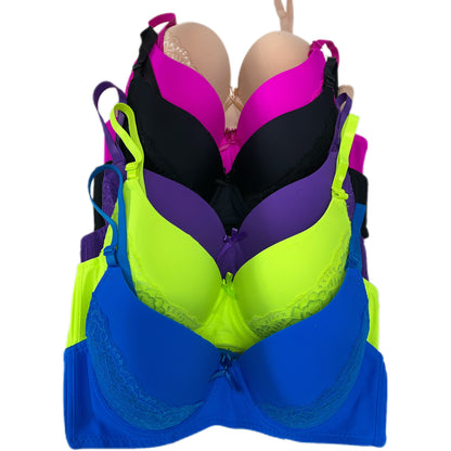 Women's Mixing Color Lace Bra - product view 5