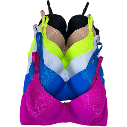 Women's Mixing Color Lace Bra - product view 13