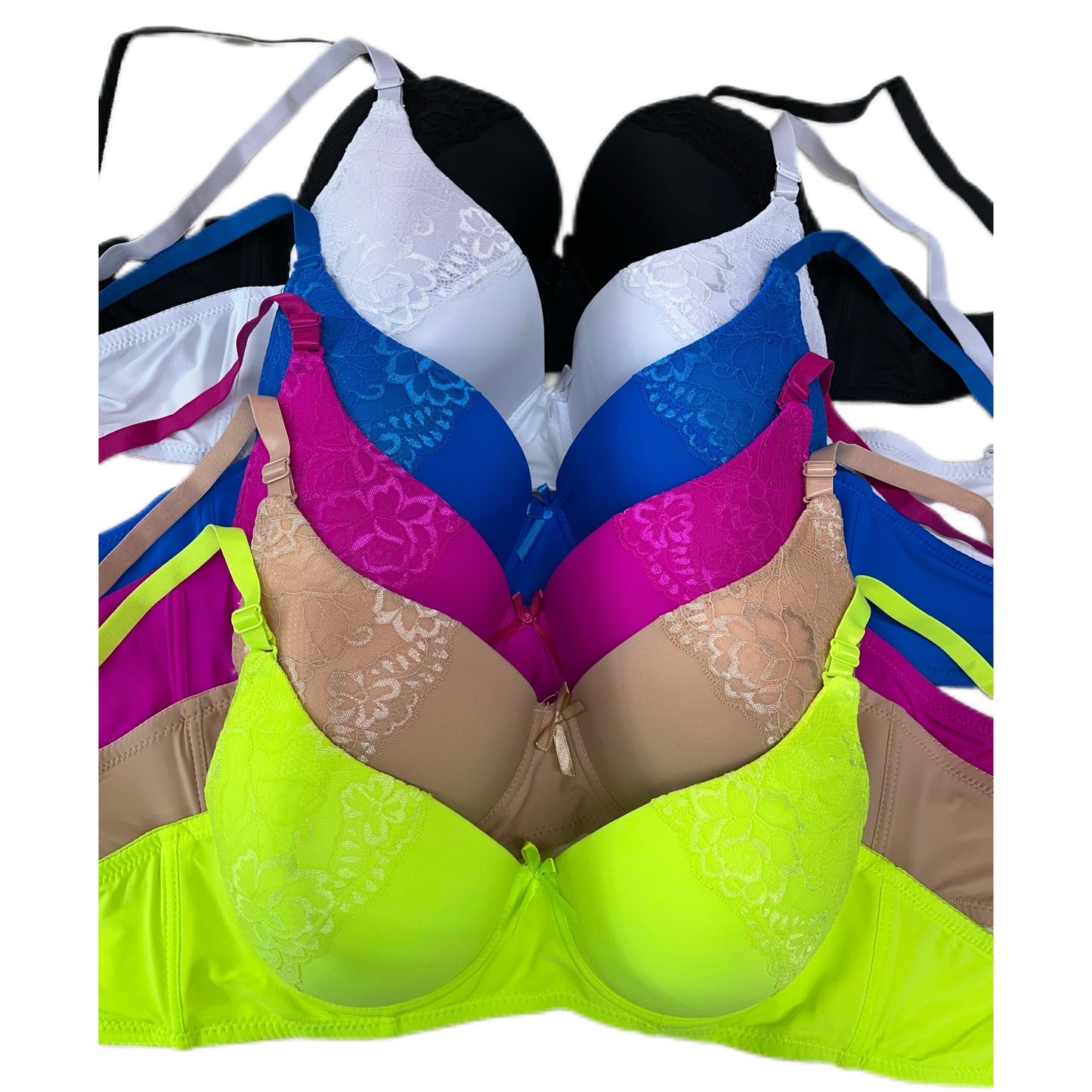 Women's Mixing Color Lace Bra - product view 18