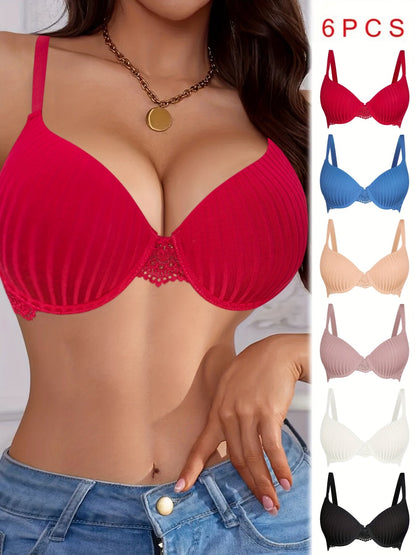 Women's 6 Pack Multiple Style Lace Outfit Set - product view 5
