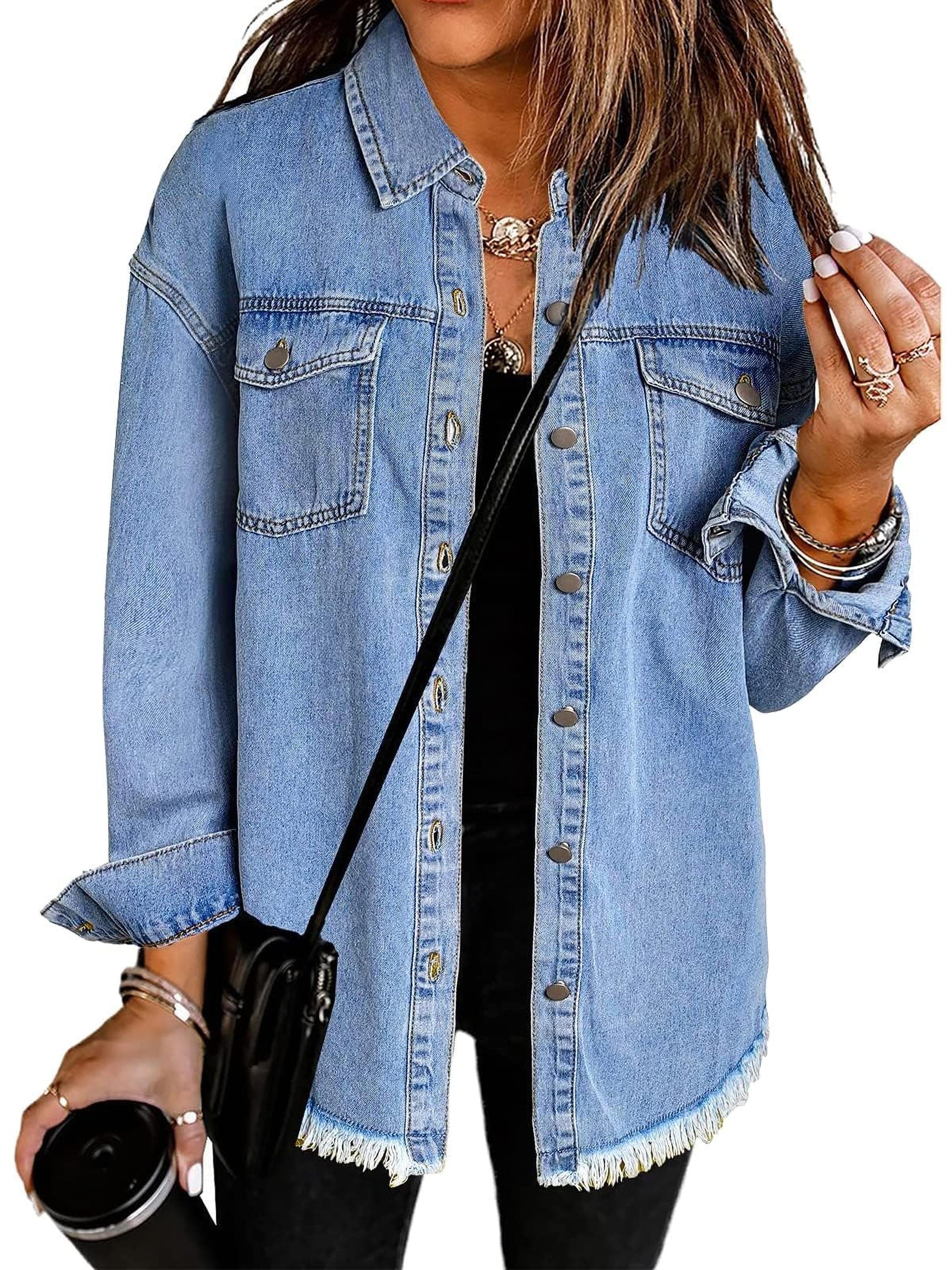 Women's Versatile Denim Pullover Jacket Everyday 021 detail image