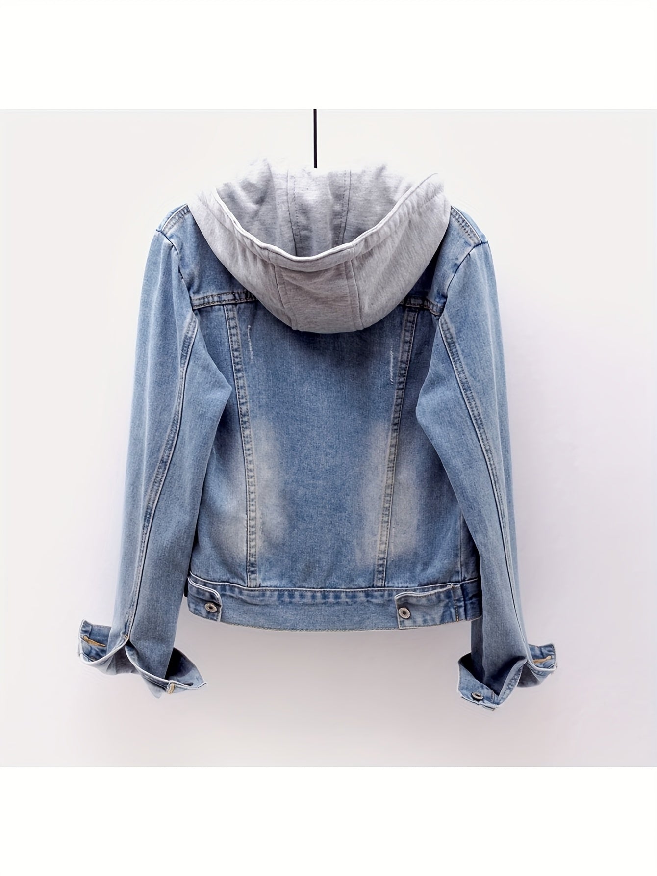 Women's Versatile Denim Pullover Jacket Everyday 453 detail image - detail view 9