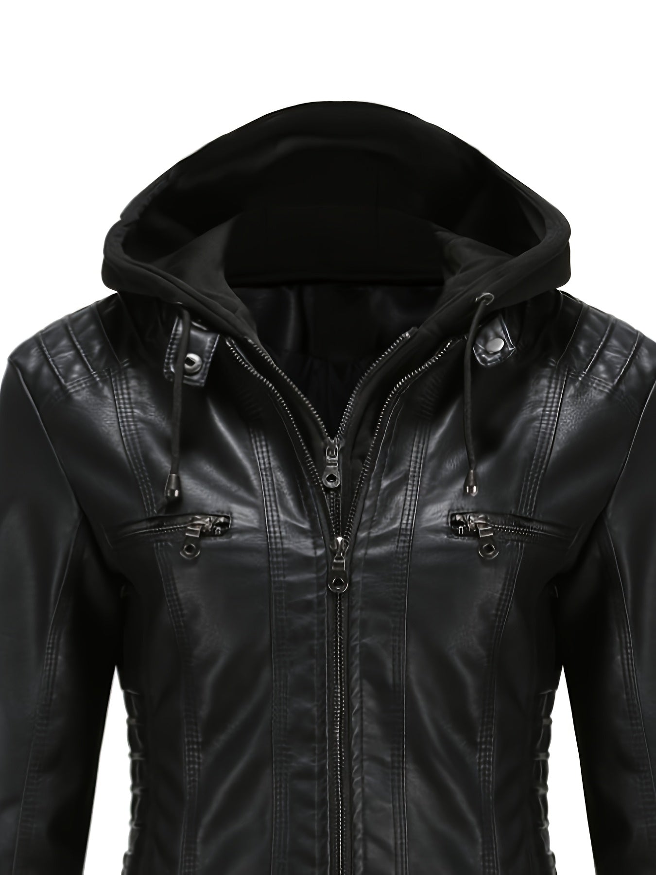 Women's Versatile Denim Pullover Jacket Modern 597 detail image - detail view 4