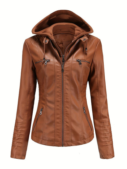 Women's Black Polyester Jacket - product view 10