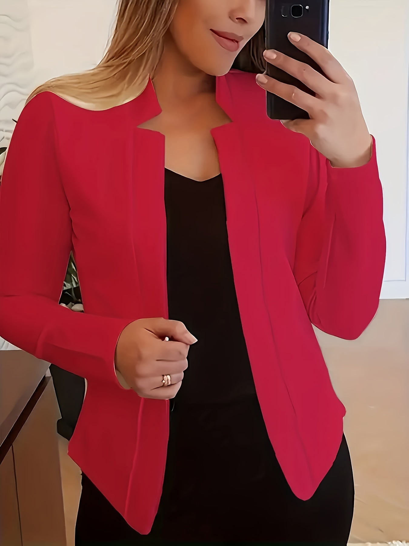 Women's Versatile Pullover Blazer Everyday 333 detail image - detail view 10