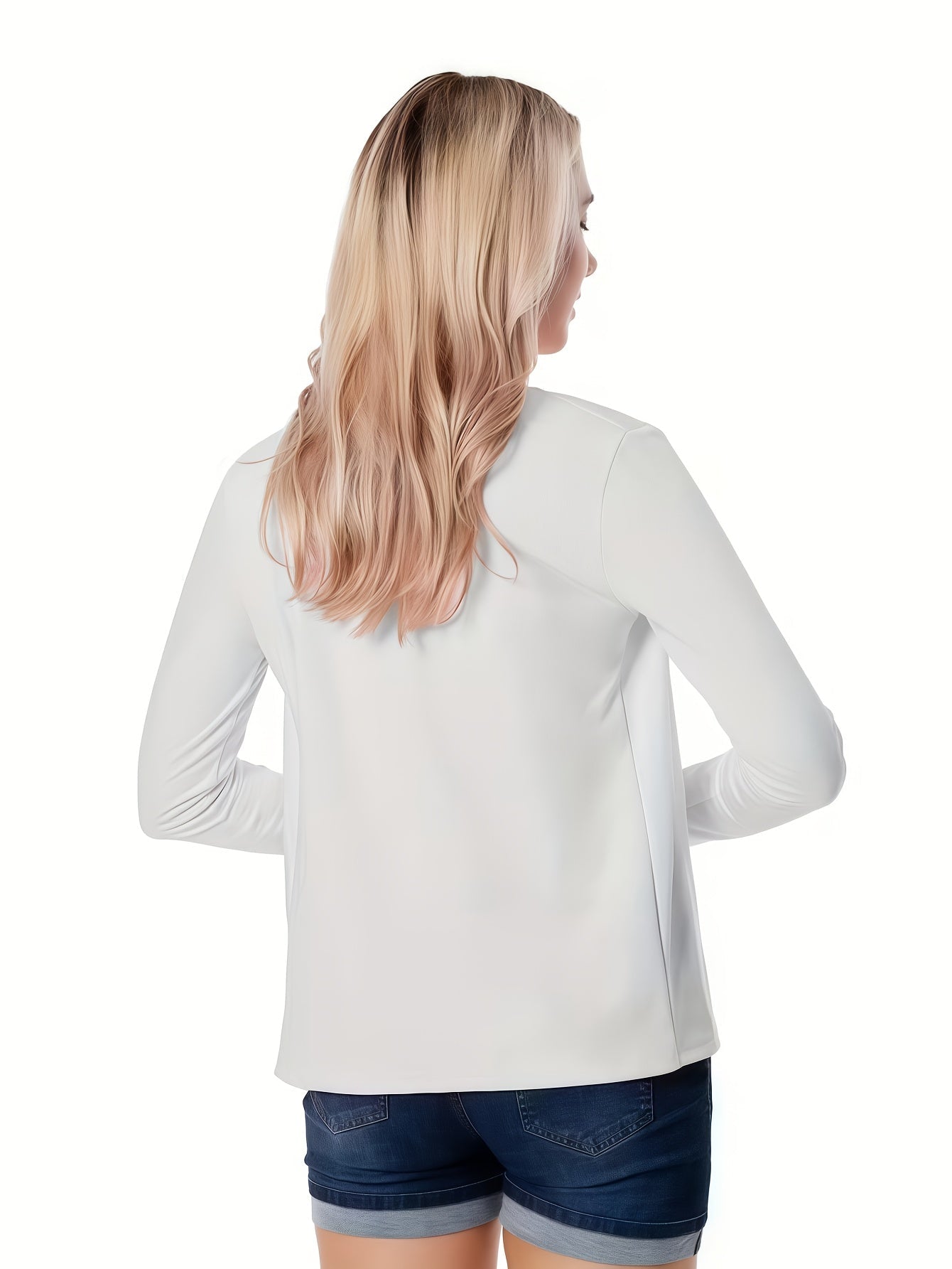 Women's Versatile Pullover Blazer Everyday 333 detail image - detail view 9