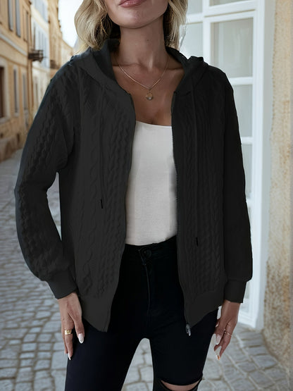 Women's Versatile Zip-Up Hoodie detail image - detail view 10