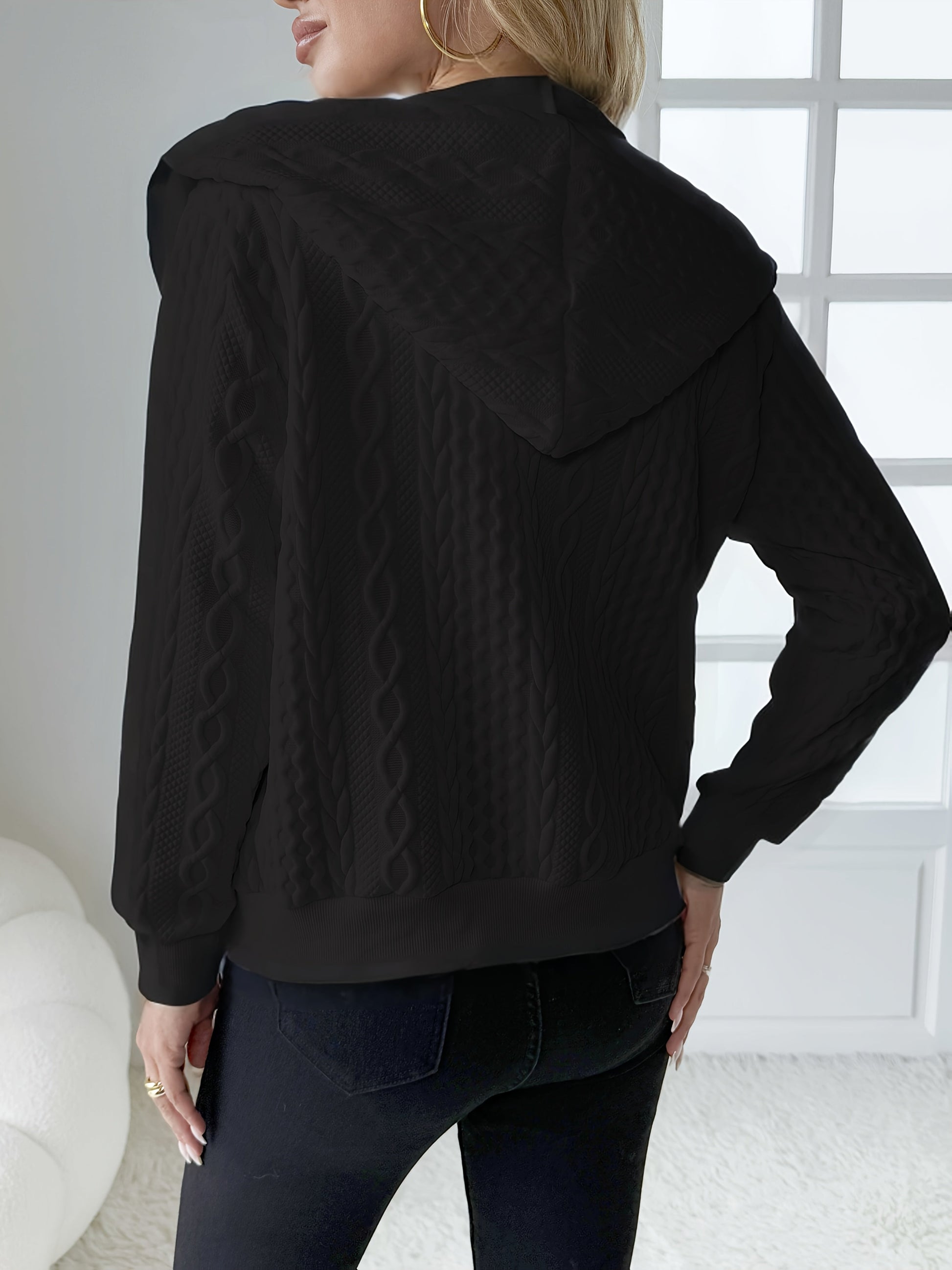 Women's Versatile Zip-Up Hoodie detail image - detail view 7
