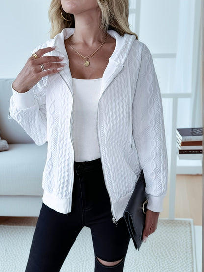 Women's Black Zip-Up Jacket - product view 18