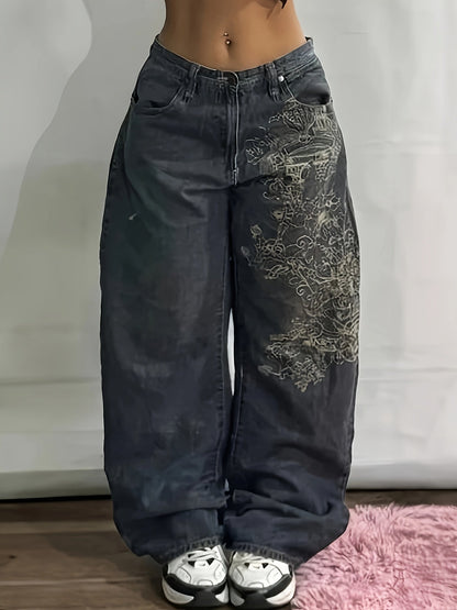 Women's Black Denim Jeans - product view 8