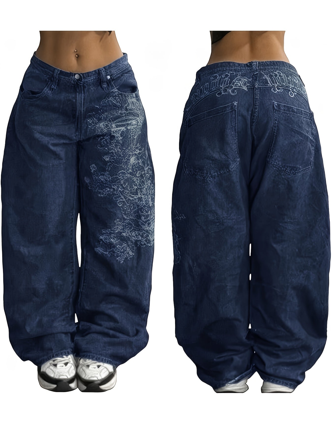 Women's Black Denim Jeans - product view 18