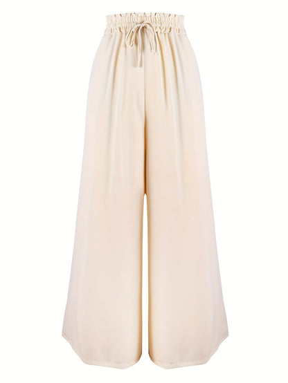 Women's Black High-Waist Wide-Leg Pants - product view 10