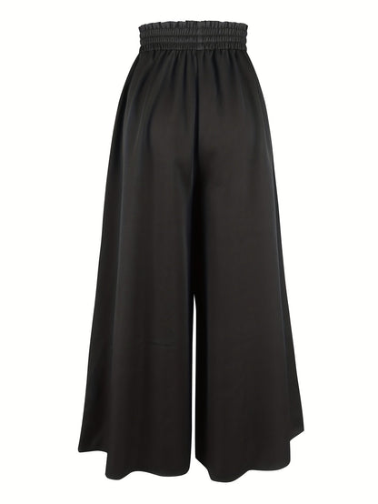 Women's Wide Leg Pants - High Waist Wide leg 89 detail image - detail view 10