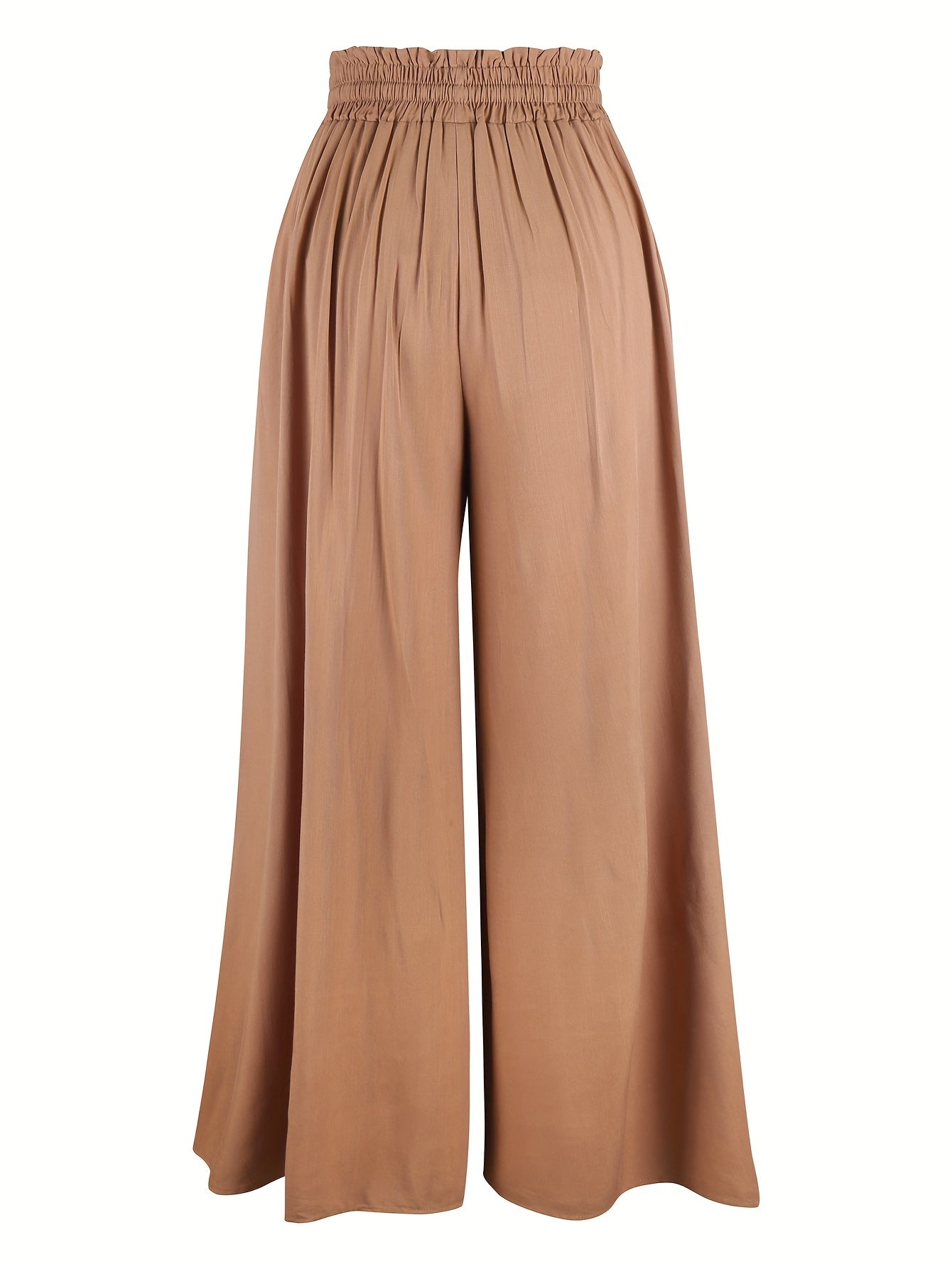 Women's Wide Leg Pants - High Waist Wide leg 89 detail image - detail view 5