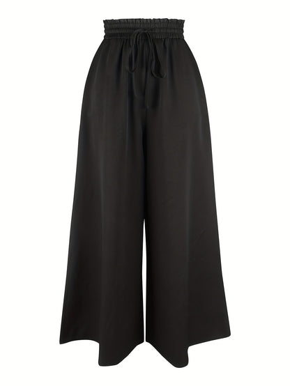 Women's Wide Leg Pants - High Waist Wide leg 89 detail image - detail view 9