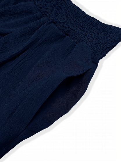 Women's Wide Leg Pants - Stretch Wide leg 81 detail image - detail view 4