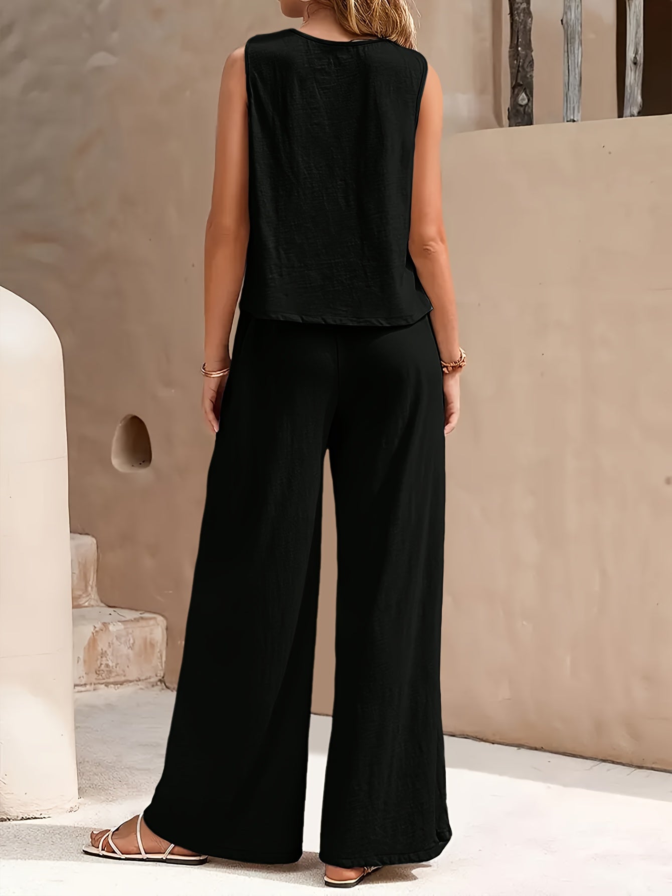 Women's Wide Leg Pants - Wide-Leg Fit 690725 detail image - detail view 11