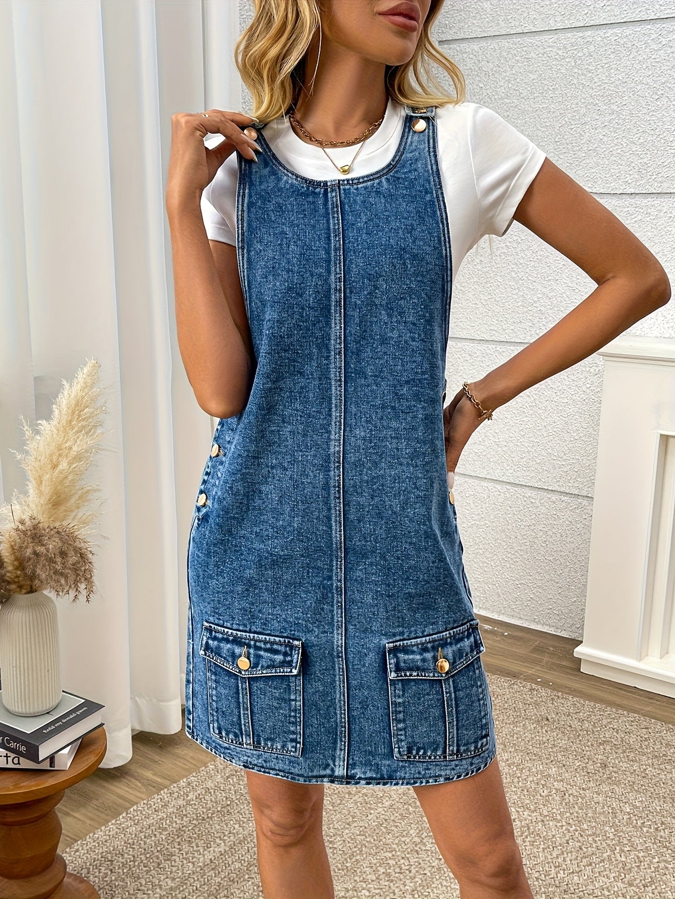 Women's Women's Dress - Denim Style 714213 detail image - detail view 3