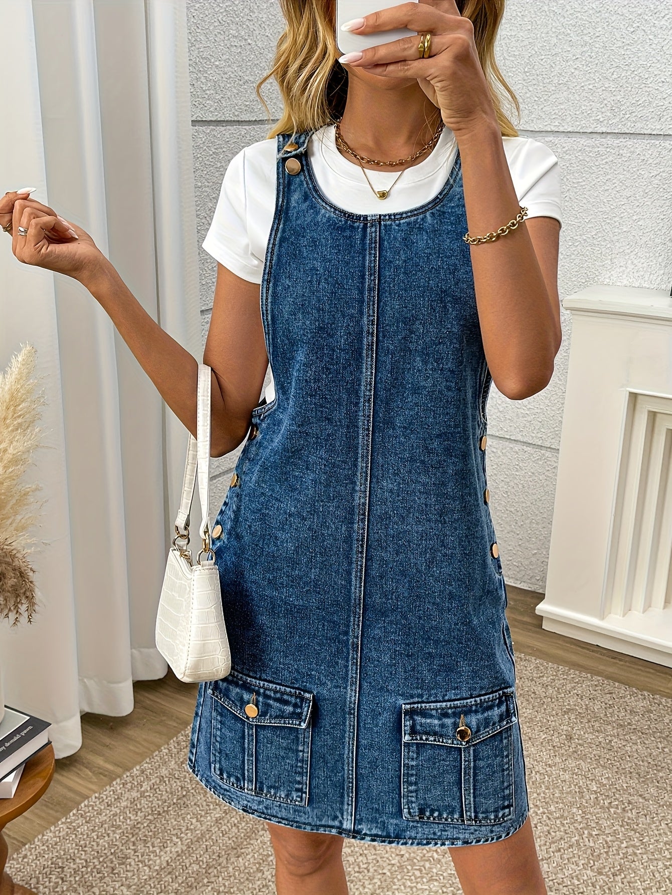 Women's Women's Dress - Denim Style 714213 detail image - detail view 6