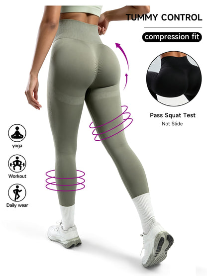 Women's Coffee Brown High-Waist Leggings - product view 18