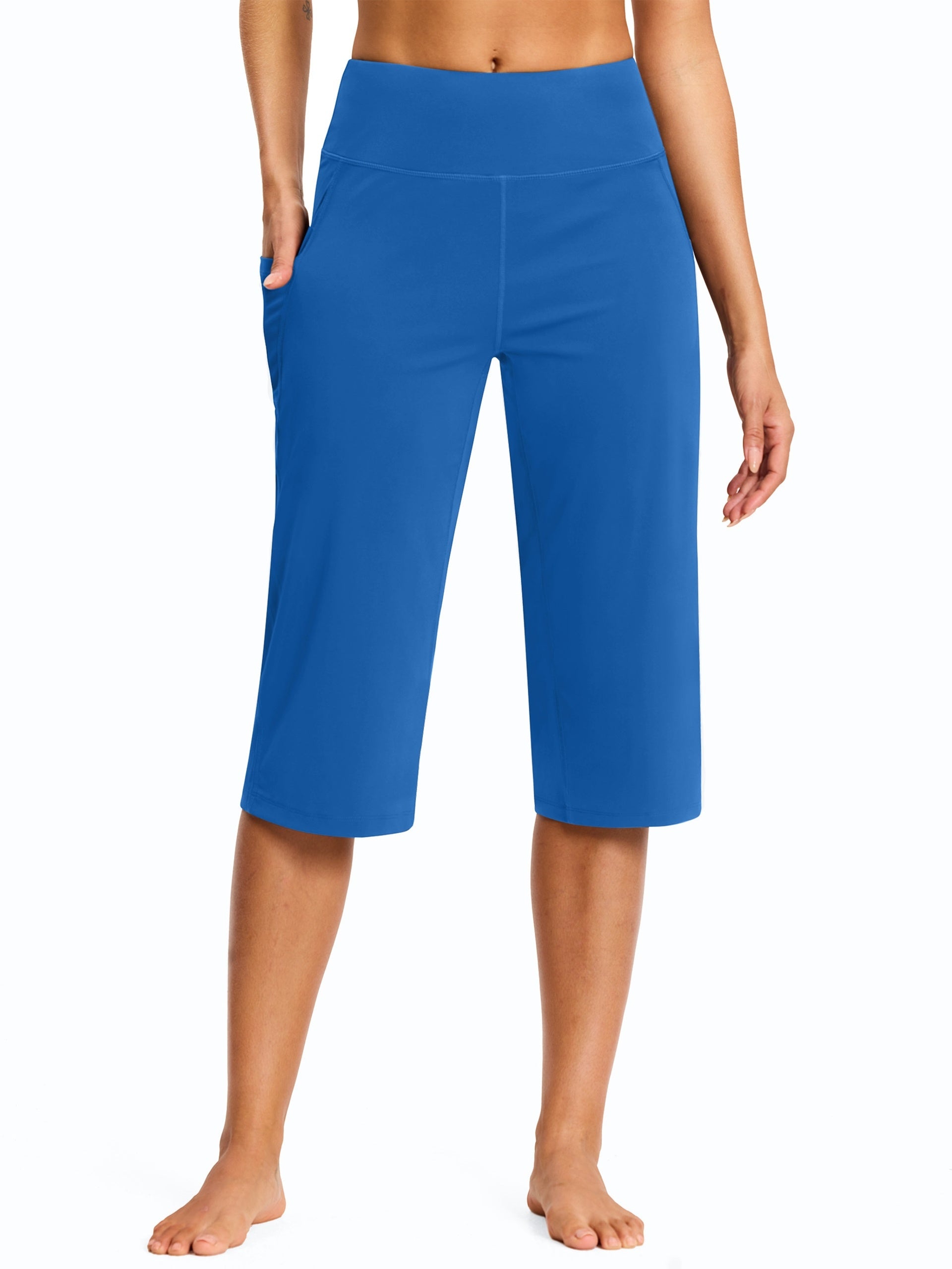 Women's Workout Pants - High Waist Relaxed fit detail image - detail view 7