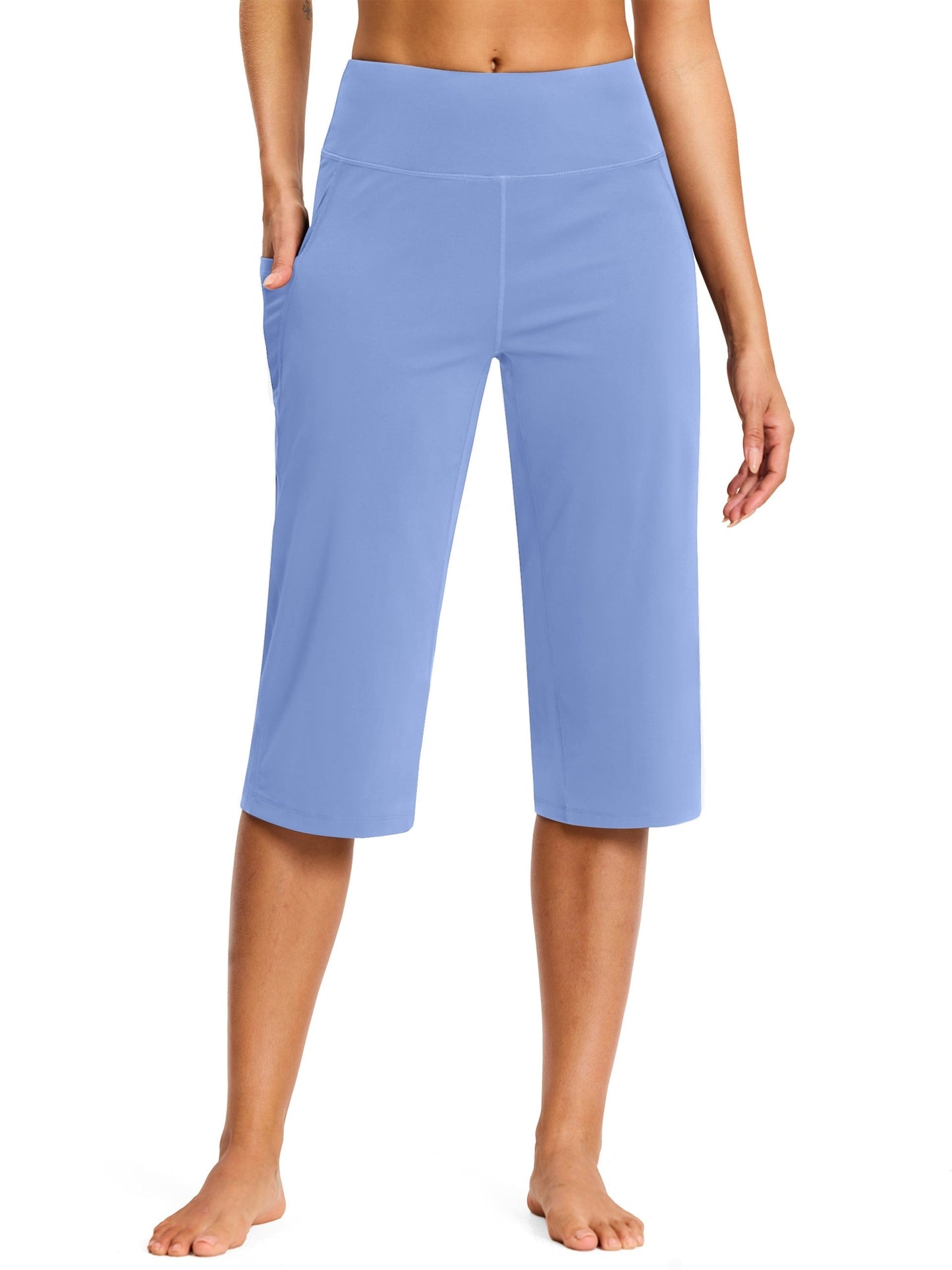 Women's White High-Waist Pants - product view 41