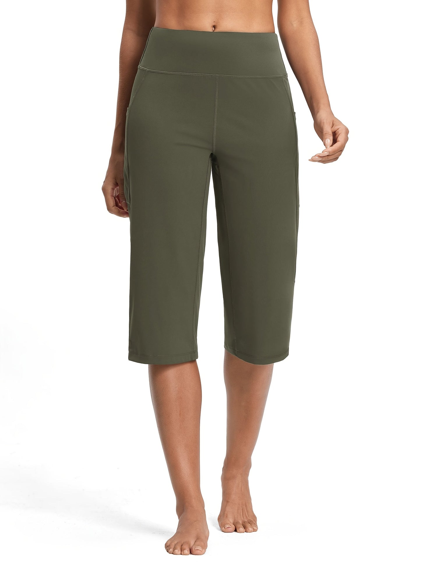Women's White High-Waist Pants - product view 31