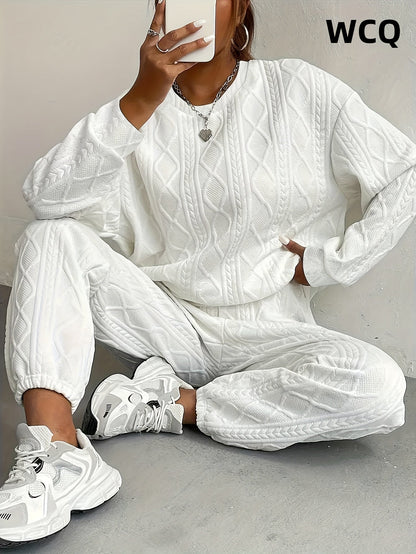Women's White Polyester Pants - product view 13