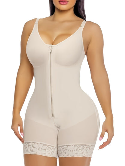 Women's Yoga Shapewear Bodysuit - Detachable Strap Body-Sculpting Shaper