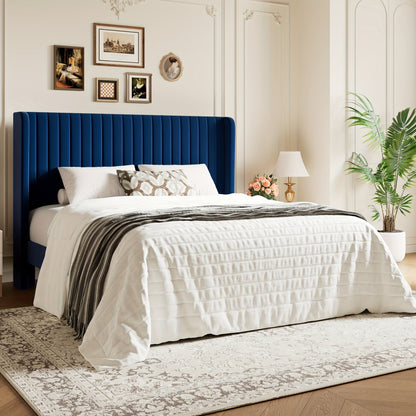 Bed Frame shown in the Blue, Full option