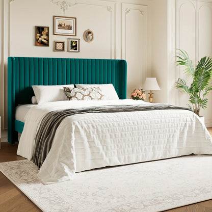 Bed Frame shown in the Teal, King option